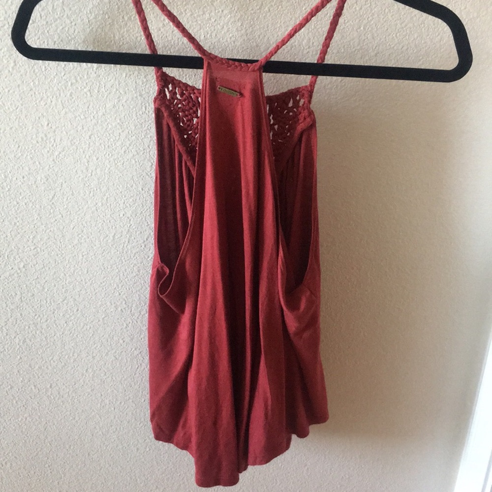Red Volcom top - Picture 2 of 4